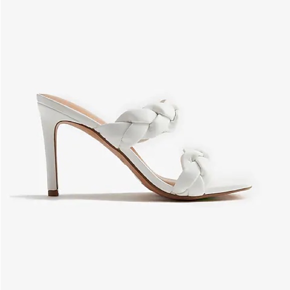 Express Braided Double Band Heeled Sandals - Picture 1 of 5